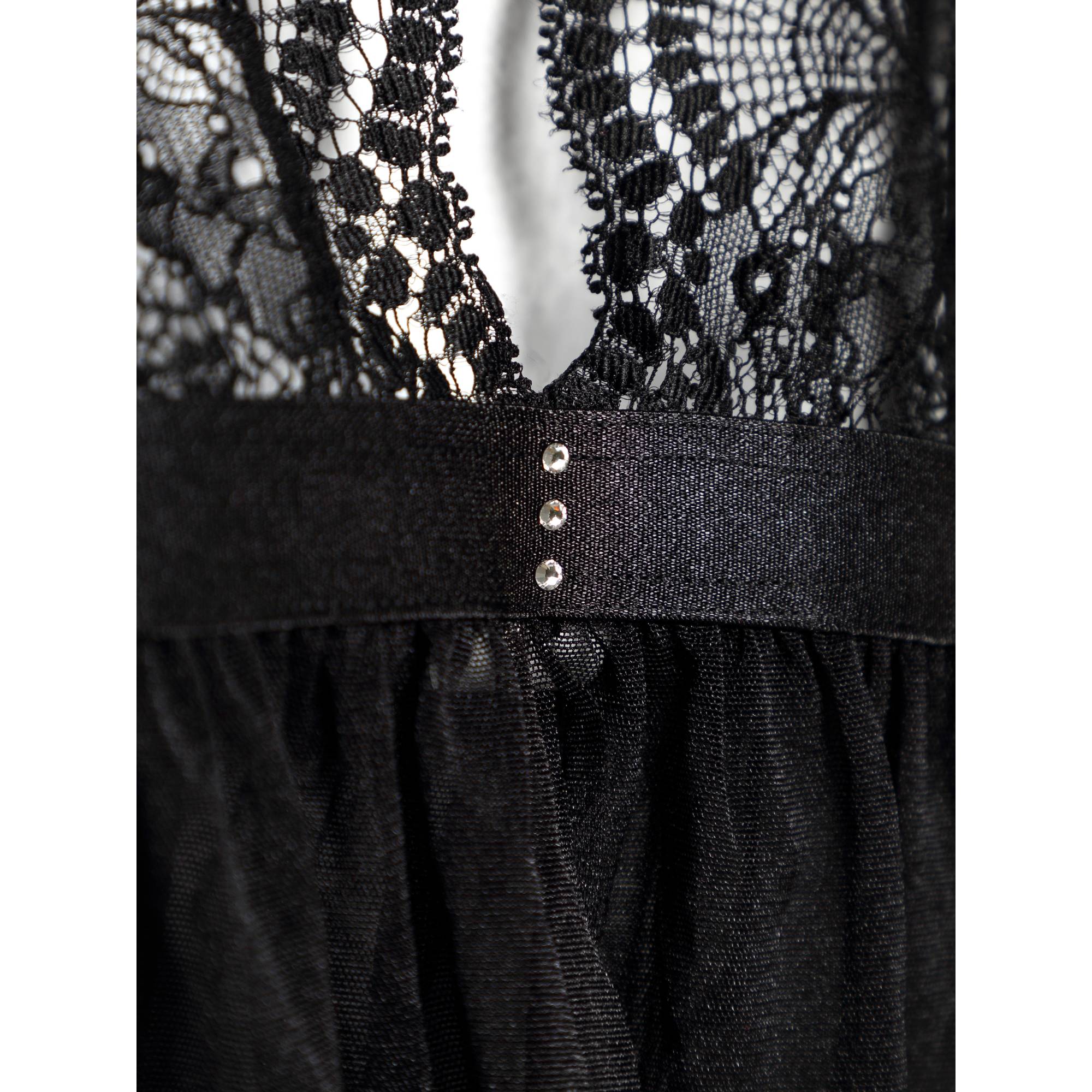 Сорочка ночная женская CONTE ELEGANT SWAROWSKI LHW 1088 royal black